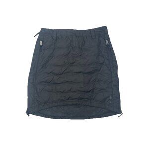 SKHoop Black Quilted Duck Down Skirt Sz Medium Made in Sweden Winter Outdoor
